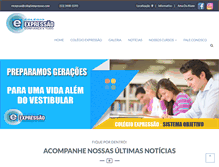 Tablet Screenshot of colegioexpressao.com